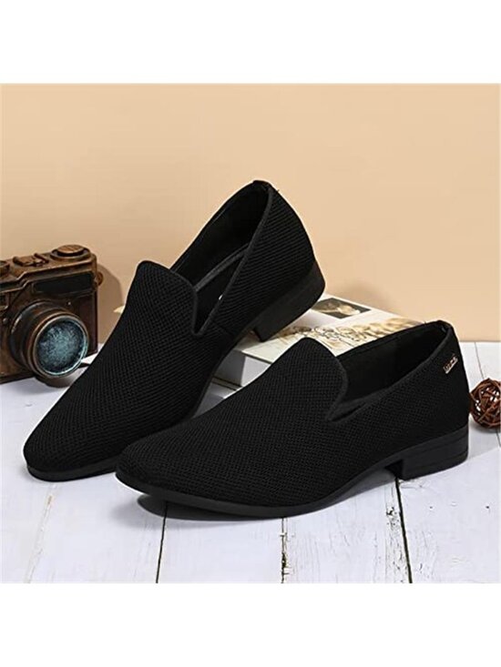 Men\'s Dress Loafers Tuxedo Suit Slip on Shoes